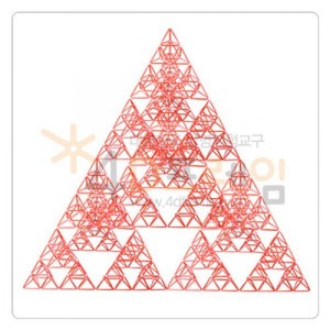 시에르핀스키삼각형(정삼각 4단계)