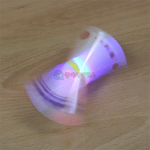 창작용 애니메이션 착시회전팽이(LED형)(5인 세트)