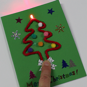 내가 꾸미는 LED 크리스마스 카드 만들기(5인 세트)