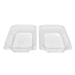 투명한 사각 플라스틱 그릇(2개 1조)
