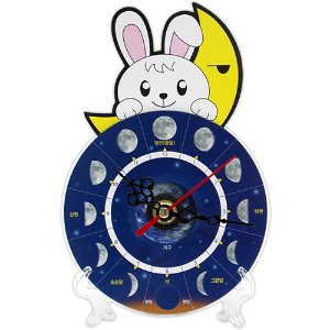 SA 토끼와 달의모양변화 시계(5인 세트)